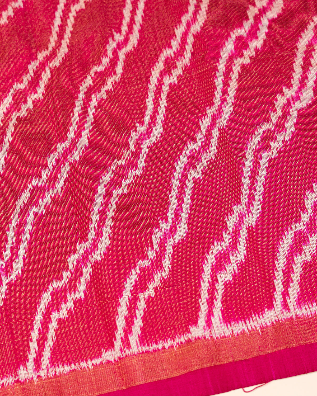 Striking pink Ikat