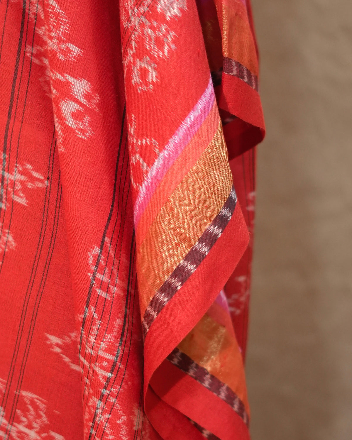 Crimson Bloom Kaftan
