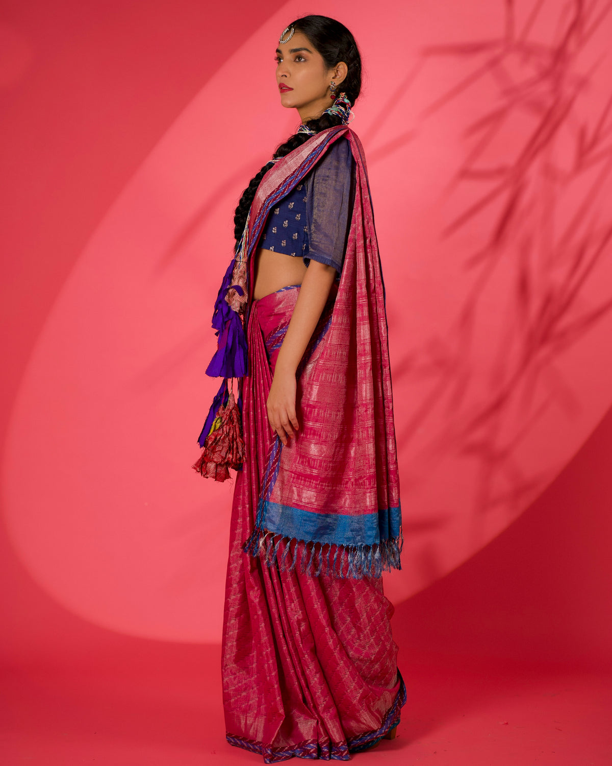 Debashree Eri Silk Ikat Sari