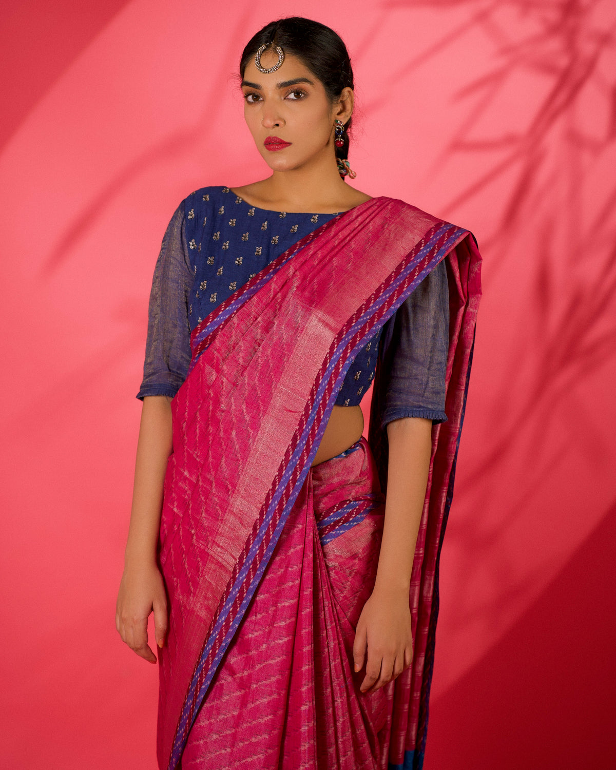 Debashree Eri Silk Ikat Sari