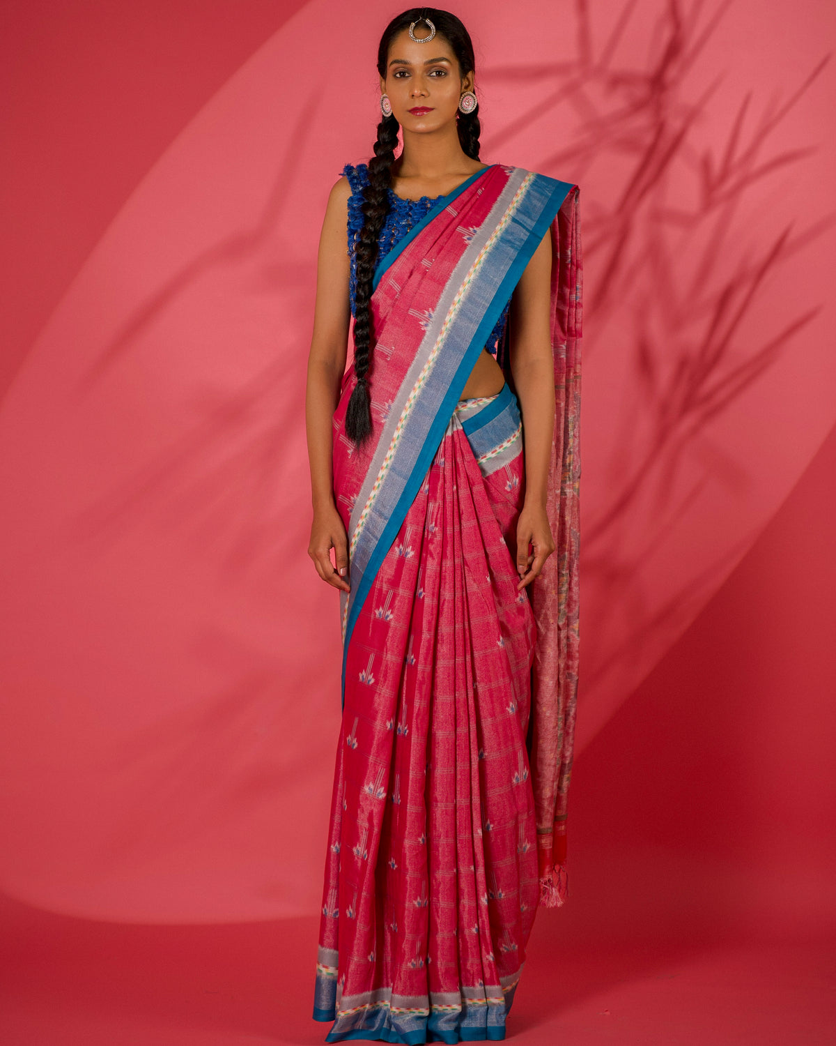 Mitali Eri Silk Ikat Saree