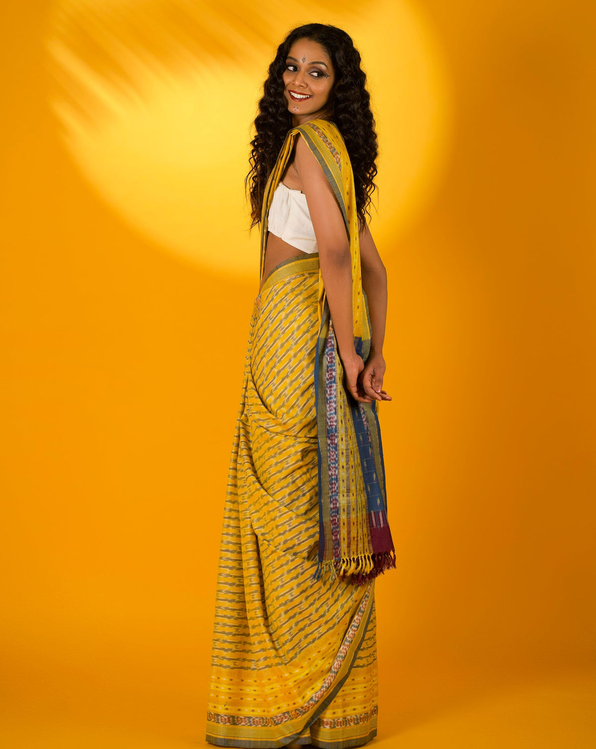 Bidisha Eri Silk Ikat Saree